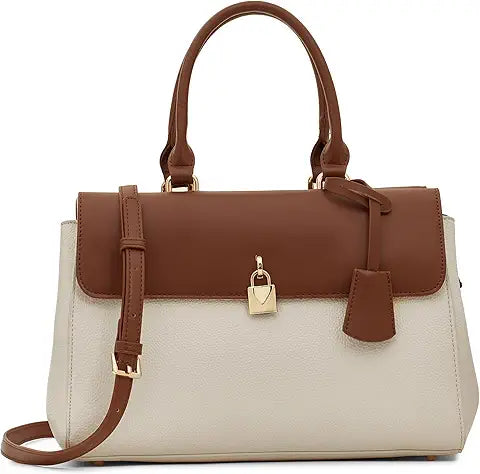 VELUXE HOUSE - PREIMUM  SOILD HANDBAG FOR WOMEM WITH DETACHABLE ANF ADJUSTABLE SLING