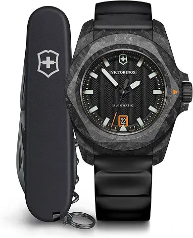 Carbon Case Automatic Sports Watch with Utility Tool